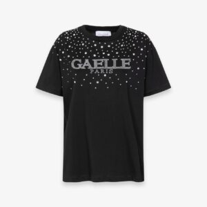 T-Shirt Paricollo Mezza Manica In Jersey