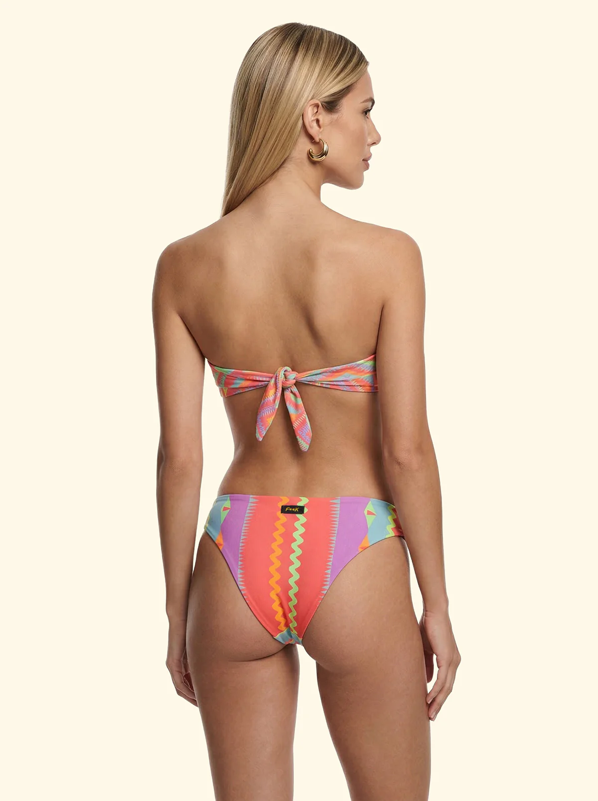 Bikini Donna F**K Fascia a V con Slip Fisso - immagine 3